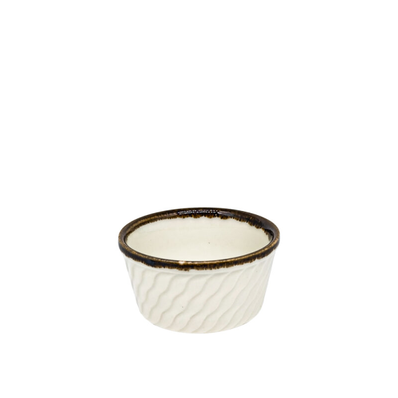 Zest Porcelain Suffle Kase 8cm-Chocolate KL08SFCT47 - 1