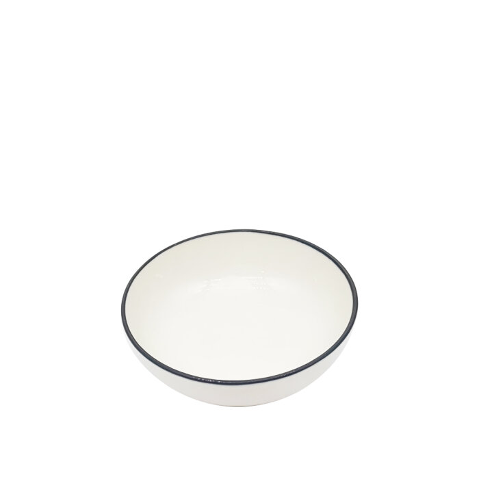 Zest Porcelain Tk Salata Kase 19 Cm-Riva Siyah - 1