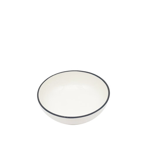 Zest Porcelain Tk Salata Kase 19 Cm-Riva Siyah - ZEST PORCELAIN