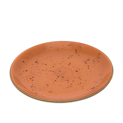 Tulu Porselen Tk Düz Tabak 20,5cm-Reactıve 44Turuncu TK20DUR44 - TULU PORSELEN