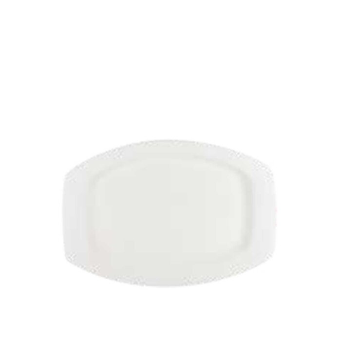 Ultraform Hotel Porselen 24,5 cm Kayık Tabak - 1