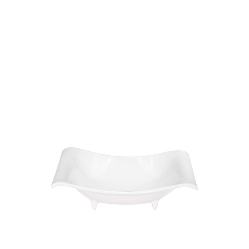 Ultraform Hotel Porselen Dalga Köşeli Kase 14X20 - 1