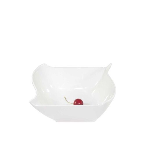 Ultraform Hotel Porselen Dalga Köşeli Kase 17X21 - ULTRAFORM PORSELEN