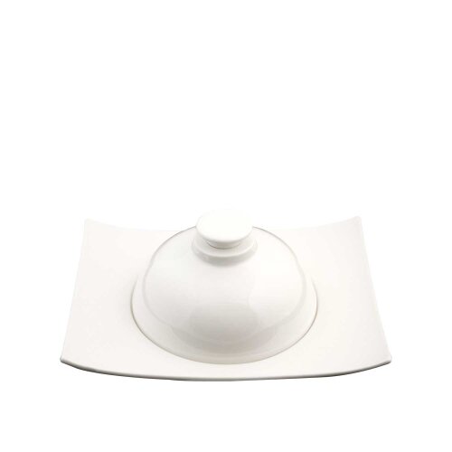 Ultraform Hotel Porselen Dalga Tabak (Kapaklı) 27,5*21 cm - ULTRAFORM PORSELEN