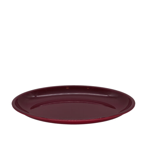 Ultraform Dalmaçyalı Kırmızı Oval Kayık 34.5X48 Cm - ULTRAFORM
