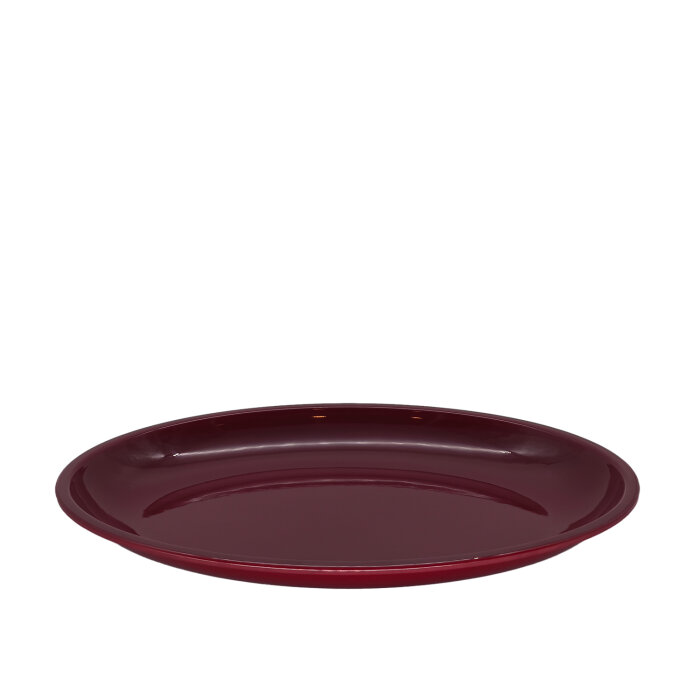 Ultraform Dalmaçyalı Kırmızı Oval Kayık 34.5X48 Cm - 1