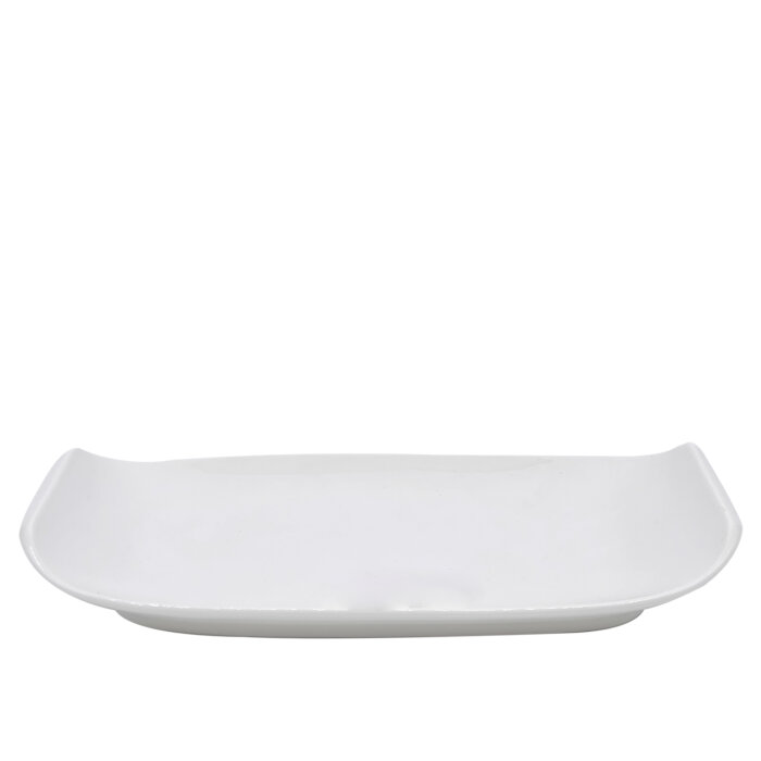 Ultraform Hotel Porselen Dik Dörtgen Gondol Tabak 36 cm - 1