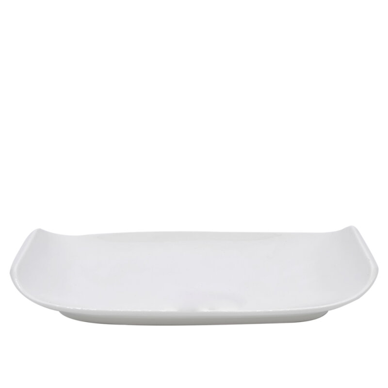 Ultraform Hotel Porselen Dik Dörtgen Gondol Tabak 36 cm - 1