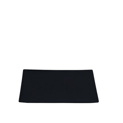 Ultraform Hotel Porselen Dik Dörtgen Mat Tabak 30 cm Siyah - ULTRAFORM PORSELEN