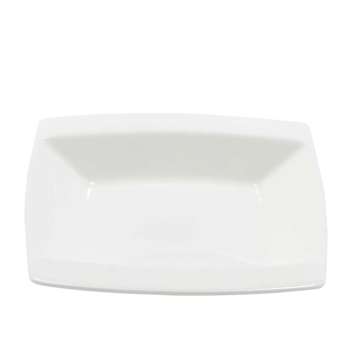 Ultraform Hotel Porselen Diamond Dik Dörtgen Kayık Tabak. 36 cm - 1