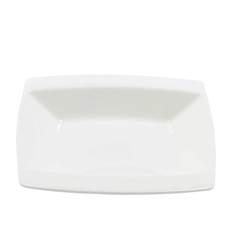 Ultraform Hotel Porselen Diamond Dik Dörtgen Kayık Tabak. 36 cm - 1