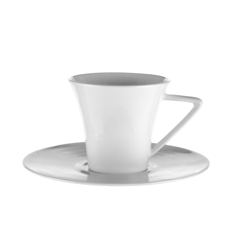 Ultraform Hotel Porselen Diamond Kahve /Çay Fin.Tabaklı 180 Cl - 1