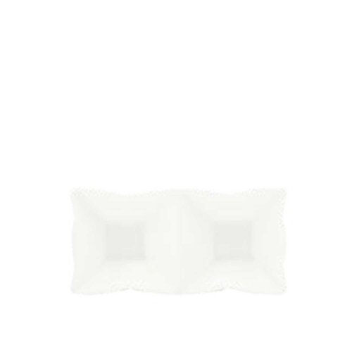 Ultraform Hotel Porselen Elite 2 Bölmeli Sosluk 15 cm - ULTRAFORM PORSELEN