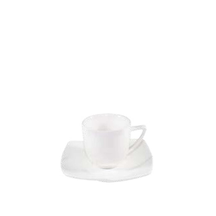 Ultraform Hotel Porselen Espresso Kahve Fincanı Tabaklı 110 cc - 1