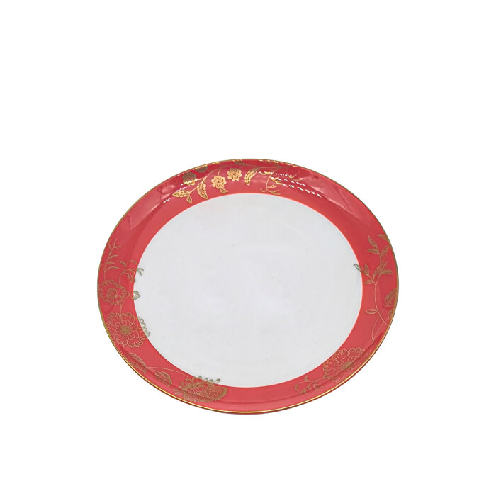 Ultraform Hotel Porselen Hanedan Yuvarlak Düz Tabak 21 cm - 1