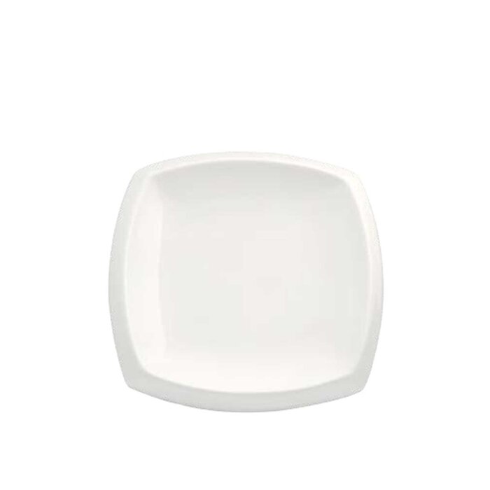 Ultraform Hotel Porselen Lale 33 cm Kare Düz Tabak - 1