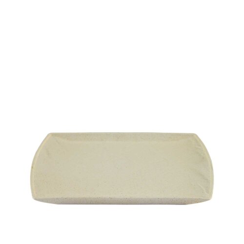 Ultraform Hotel Porselen Arduvaz Açılı Kenar Düz Tabak 28X15 - ULTRAFORM PORSELEN