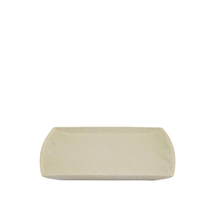 Ultraform Hotel Porselen Arduvaz Açılı Kenarlı Dikdörtgen Tabak 23.5x17.5 cm - 1