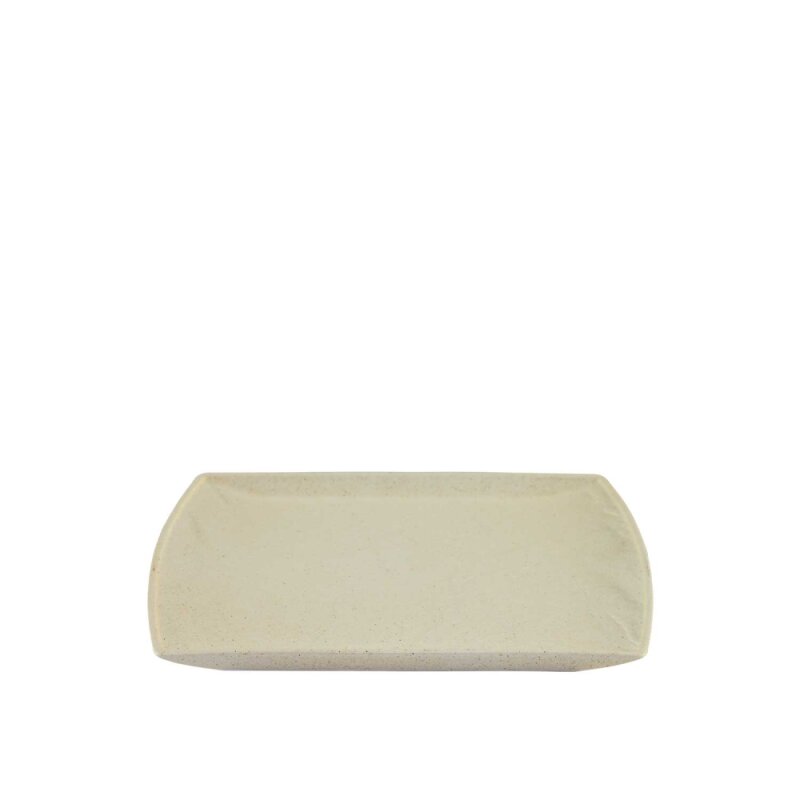 Ultraform Hotel Porselen Arduvaz Açılı Kenarlı Dikdörtgen Tabak 23.5x17.5 cm - 1