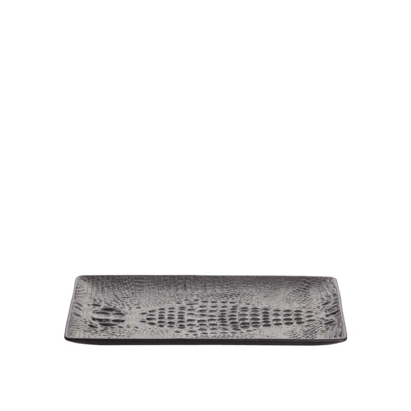 Ultraform Hotel Porselen Crocodile Sunum Tabak 28X16 cm - 1