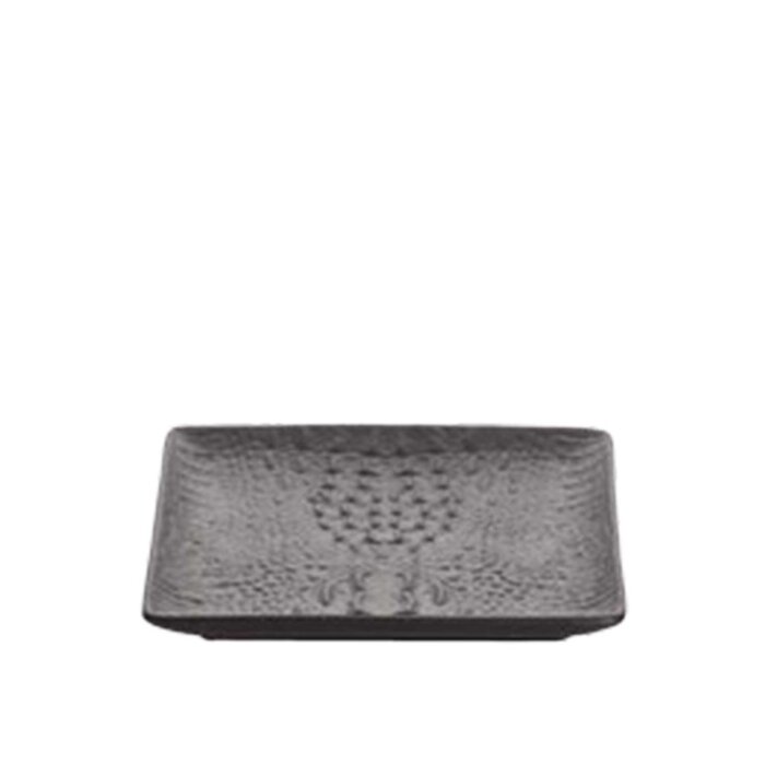 Ultraform Hotel Porselen Yeşil Taş Kare Tabak 16X16 cm - 1