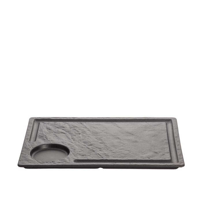 Ultraform Hotel Porselen Crocodile Steak Tabak 33X24 cm - 1
