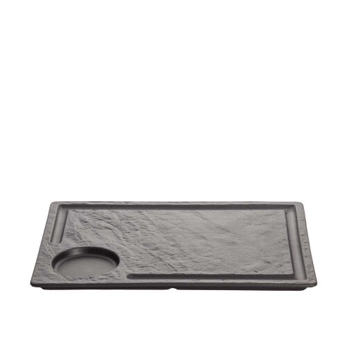 Ultraform Hotel Porselen Crocodile Steak Tabak 33X24 cm - ULTRAFORM PORSELEN