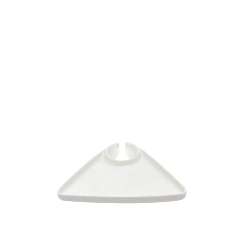 Ultraform Hotel Porselen Üçgen Kokteyl Tabak 20 cm - ULTRAFORM PORSELEN