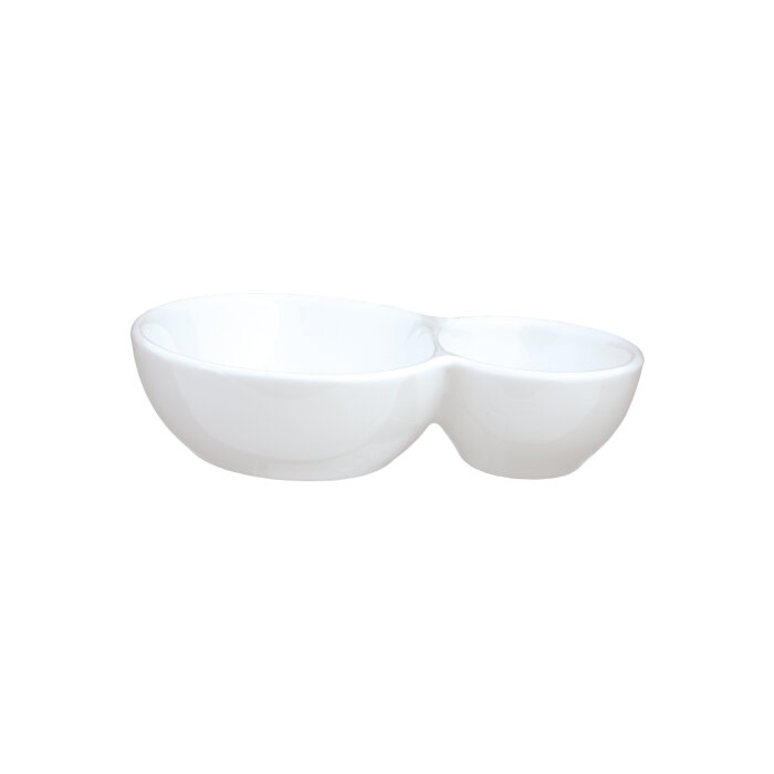 Ultraform Hotel Porselen 17,5*11 cm 2 Bölm.Meze Kase - 1