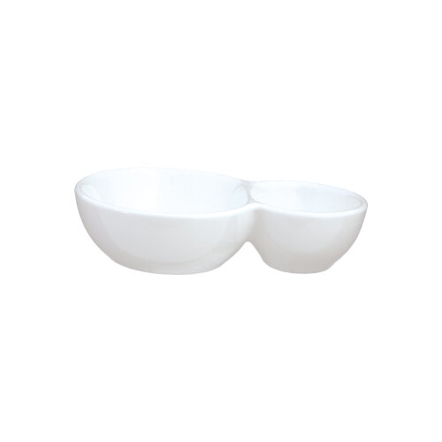 Ultraform Hotel Porselen 17,5*11 cm 2 Bölm.Meze Kase - ULTRAFORM PORSELEN