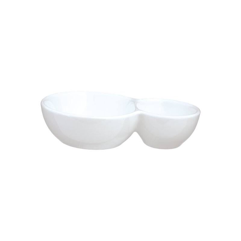 Ultraform Hotel Porselen 17,5*11 cm 2 Bölm.Meze Kase - 1