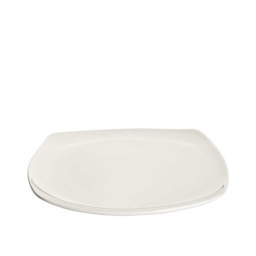 Ultraform Hotel Porselen Nil 23,5 cm Kare Düz Tabak - ULTRAFORM PORSELEN