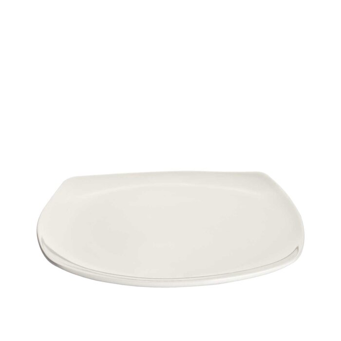 Ultraform Hotel Porselen Nil 23,5 cm Kare Düz Tabak - 1