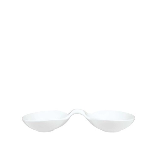 Ultraform Hotel Porselen 28 cm 2 Bölmeli Meze Tabak - ULTRAFORM PORSELEN