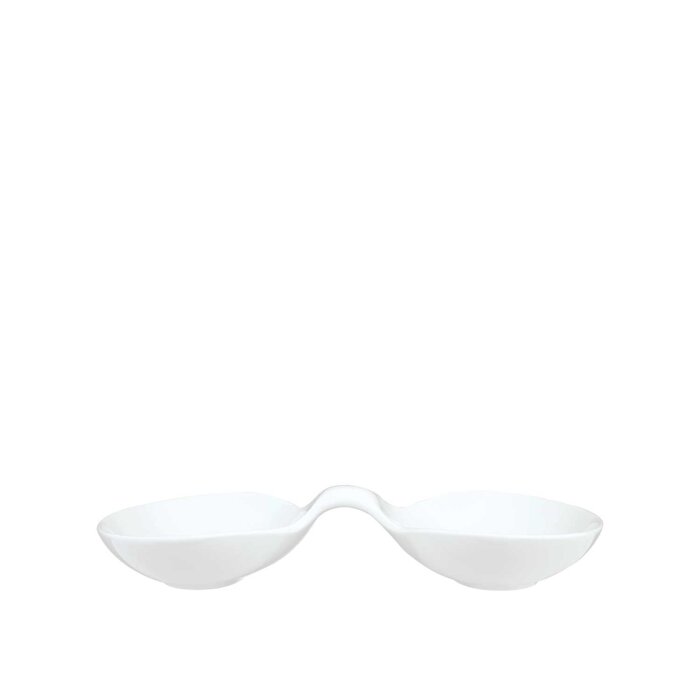 Ultraform Hotel Porselen 28 cm 2 Bölmeli Meze Tabak - 1