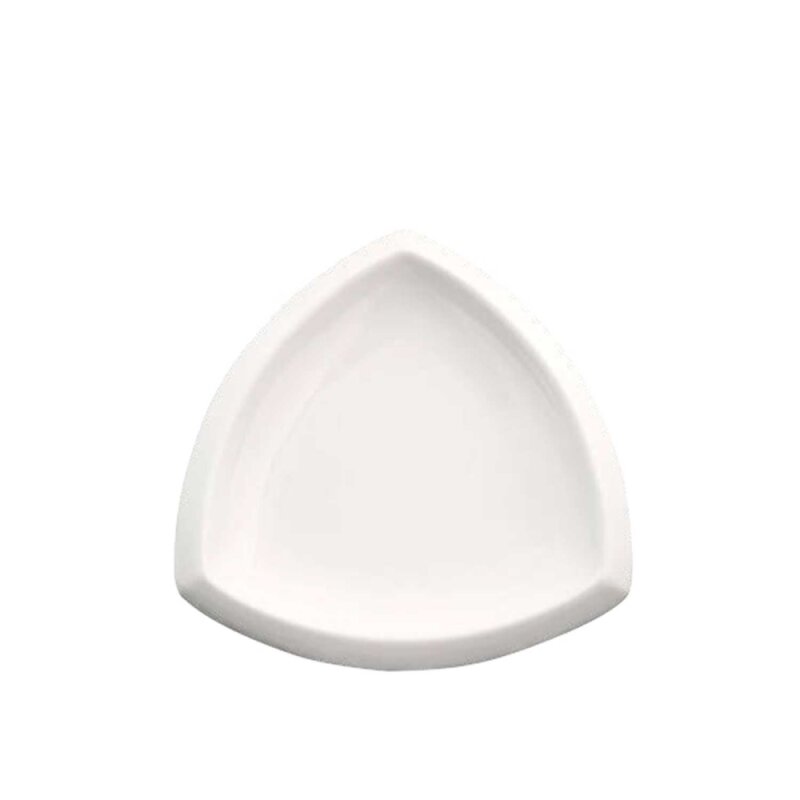 Ultraform Hotel Porselen Sude 38 cm Üçgen Düz Tabak - 1