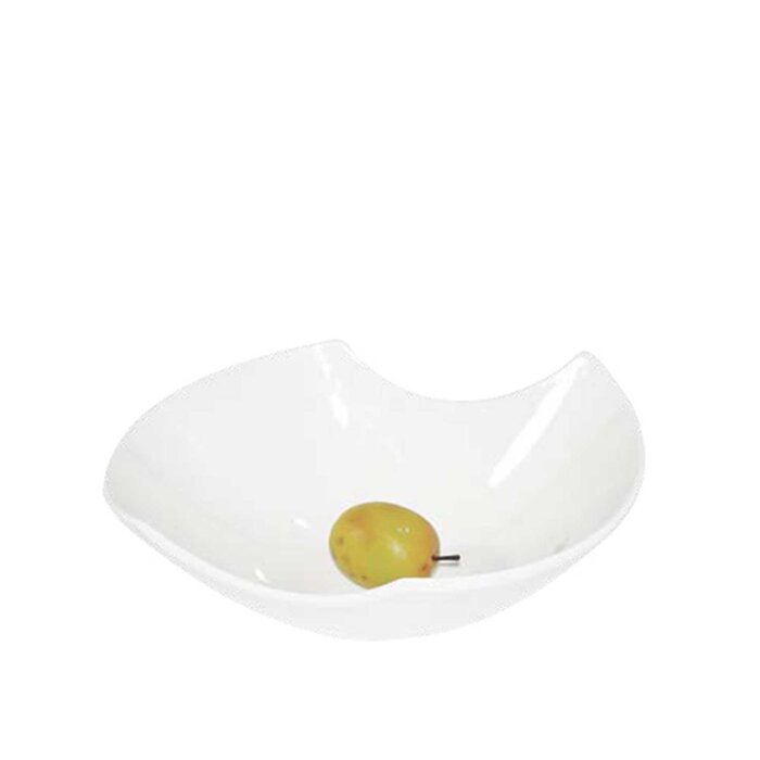 Ultraform Hotel Porselen 41 cm Oval Büfe Kase - 1