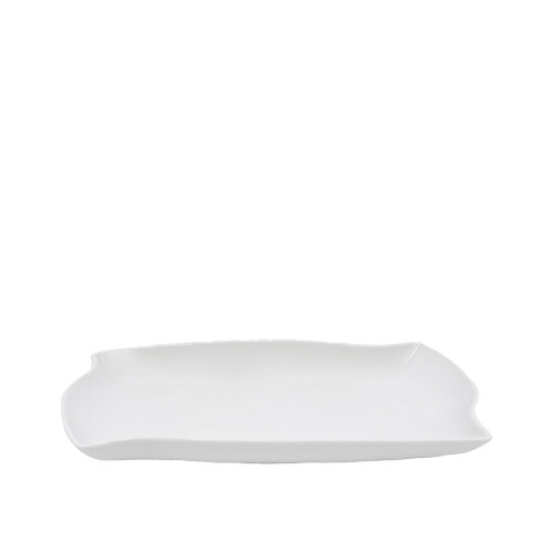 Ultraform Hotel Porselen Yelpaze Kayık Tabak 30,5X18 cm - 2
