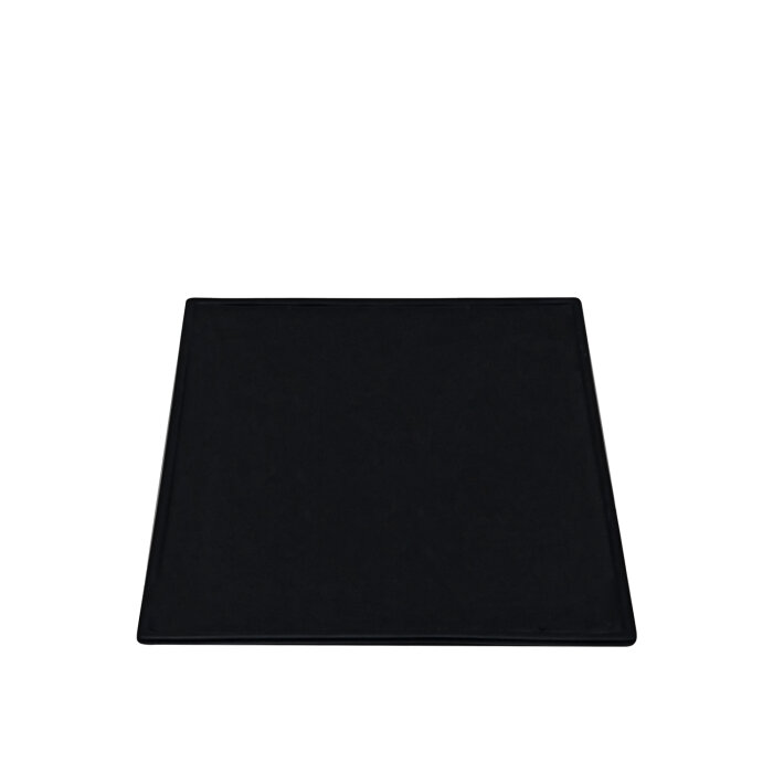 Ultraform Hotel Porselen Kare Mat Tabak 30 cm Siyah - 1