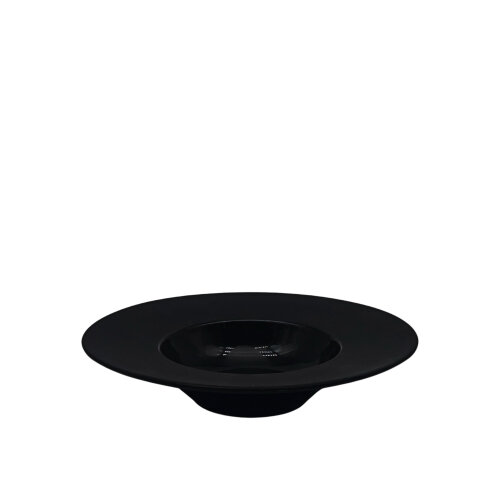 Ultraform Hotel Porselen Mat Siyah Sipagetti Tabak 20,5 cm - ULTRAFORM PORSELEN