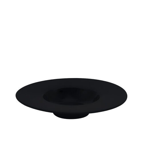 Ultraform Hotel Porselen Mat Siyah Yuv Sunum Tabak. 27,5 cm - ULTRAFORM PORSELEN