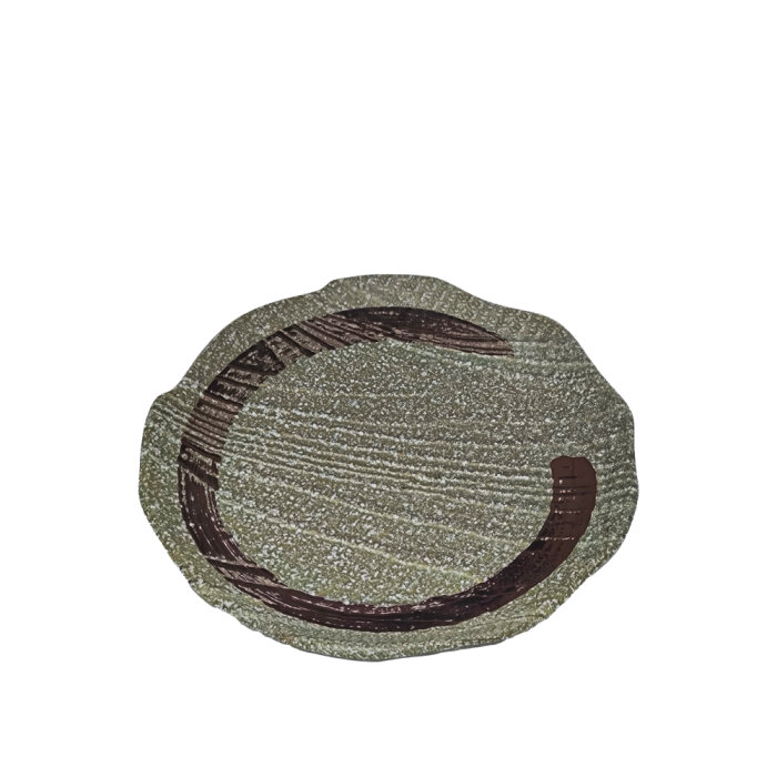 Ultraform Melamin Granıte Floral Tabak 30Cm - 1