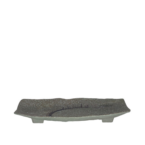 Ultraform Melamin Granıte Oblong Tabak 12X31Cm - ULTRAFORM MELAMİN