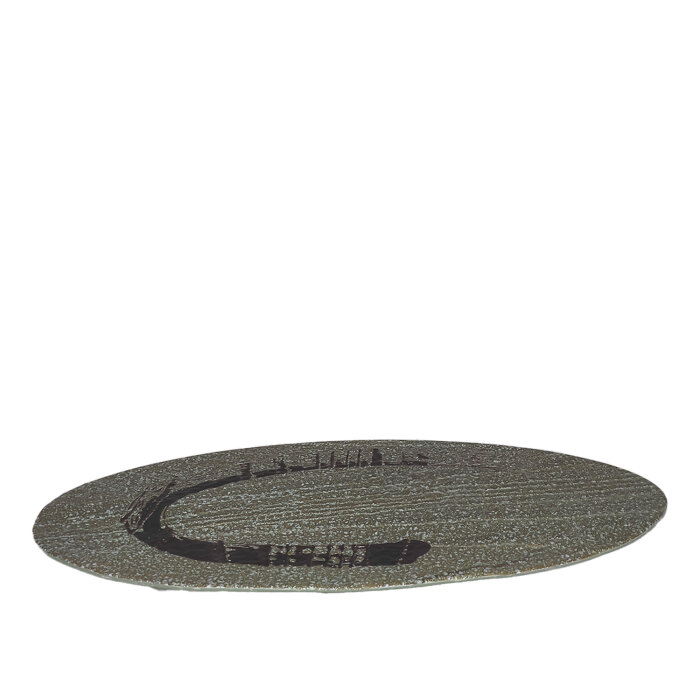 Ultraform Melamin Granıte Oval Sunum Tabak 21X43Cm - 1