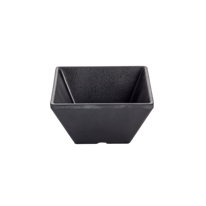Ultraform Melamin Minimal Kare Kase Siyah 8.5Cm - 1