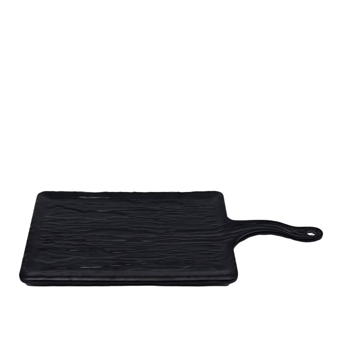 Ultraform Melamin Siyah Dgen Kulplu Tabakk 18X37Cm - 1