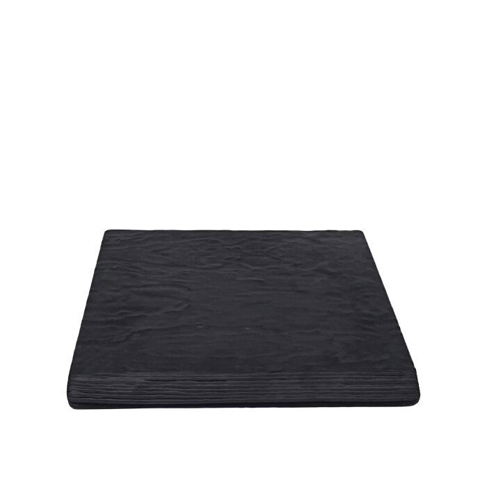 Ultraform Melamin Siyah Kare Tabak 28X28Cm - 1