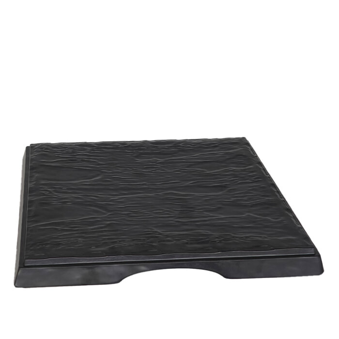 Ultraform Melamin Siyah Kare Tabak 37X37Cm - 1