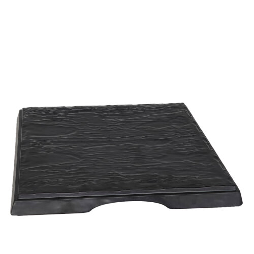 Ultraform Melamin Siyah Kare Tabak 37X37Cm - ULTRAFORM MELAMİN