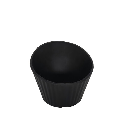 Ultraform Melamin Siyah Konik Kase 18X16X13Cm - ULTRAFORM MELAMİN